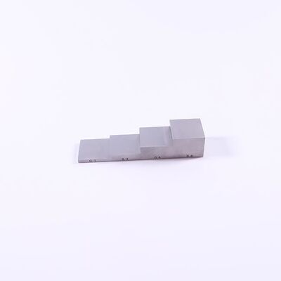4 Step Ultrasonic Calibration Block with 0.1-0.2-0.4-0.6 Inch Thickness in 1018 Steel for Ultrasonic Testing