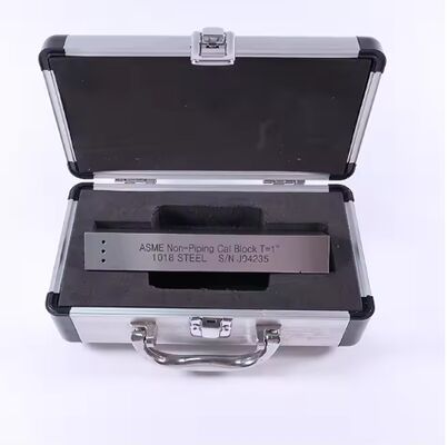 بلوک کالیبراسیون ASME غیر لوله‌کشی T=1 اینچ، نوع 1018 فولاد ASME برای امواج برشی UT (ضخامت 1 اینچ)